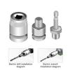 Electric Drill Wrench to Electric Hammer Convert Adapter Improve Efficiency Convenience Drill Chucks Conversion Head Set
