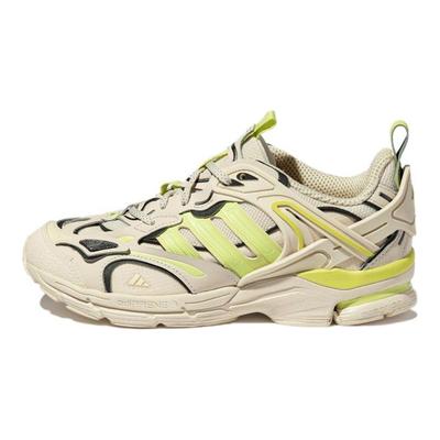 Spiritain 2000 Ammortizzazione Retro Antiscivolo Resistente all'Usura Traspirante Leggero Scarpe da Corsa Casual Basse Sneakers Unisex Bianco Verde GX8531