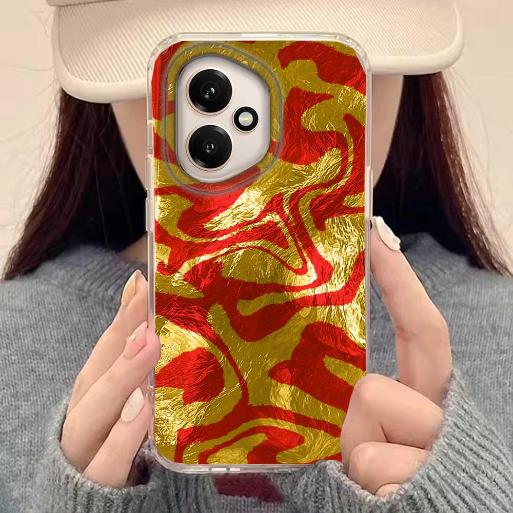 Wave Stripe Leopard Fashion Phone Case for Honor 400 200 90 Smart Pro Magic7 6 70 Lite X9a X9c X9b X8b X8a X8c X7c X7b X6c Cover