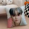 Classic Korean Handsome Singer BByun Baekhyun Cushion Cover Throw Pillow Cover Hidden Button Durable Polyester Chair Cushion