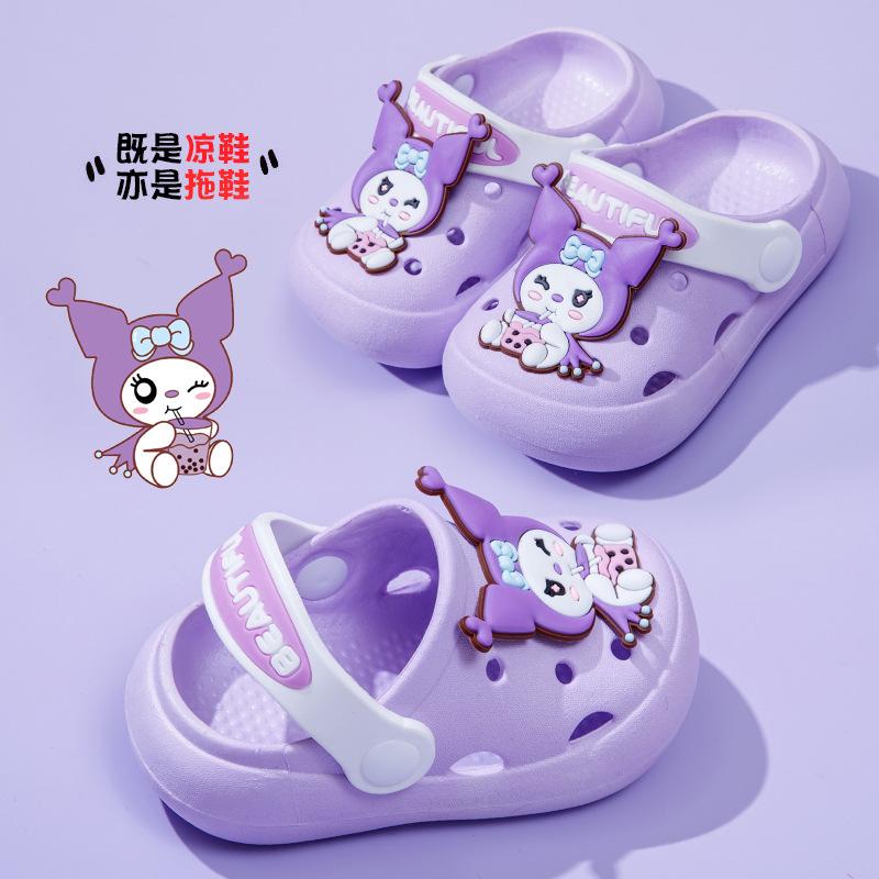 

Boys and girls non-slip children s slippers, summer sandals for girls, kids baby clogs, breathable shoes for toddlers and young children 21/22Code【Insole Length