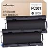 myCartridge 2 Pack PC501 Compatible with Brother Fax Cartridge for Use In Brother FAX 575 Fax Printers