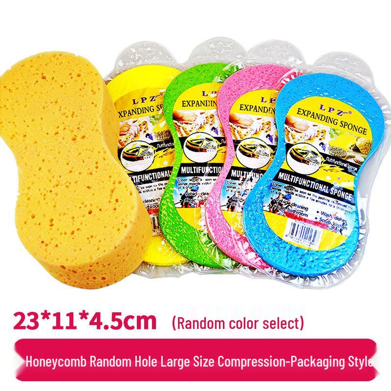 

8-Shaped Compressed Honeycomb Coral Car Wash Sponge for Beauty and Waxing