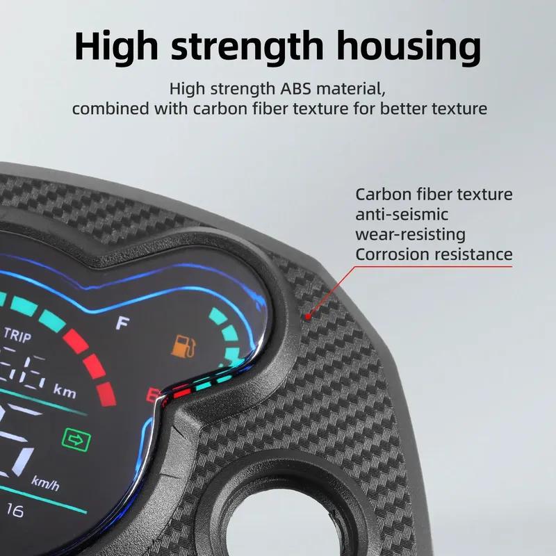 Für Navi110 Digitales Messgerät Motorrad Drehzahlmesser Digitaler Geschwindigkeitsmesser Für Navi LCD Kilometerzähler Für Honda Navi 110 Motor Armaturenbrett