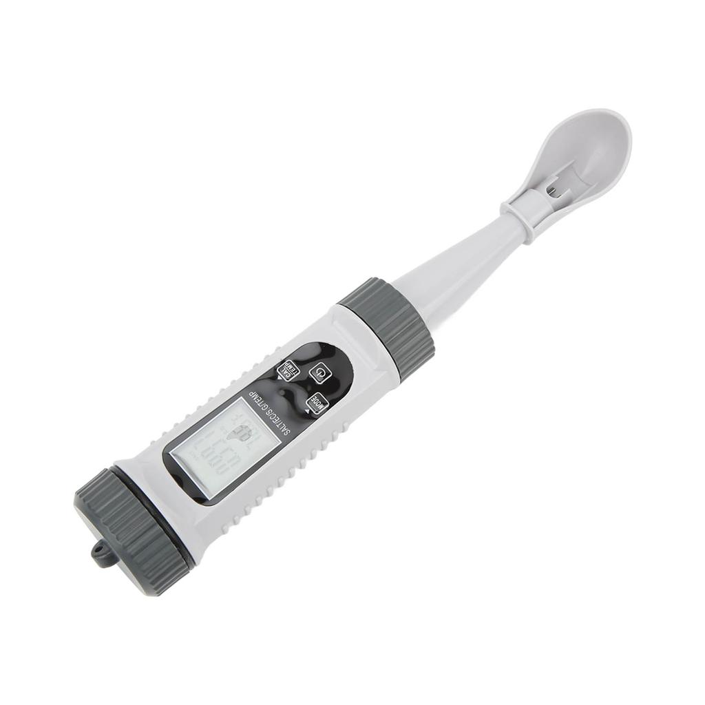 Digital Salinity Tester High Accuracy Wide Range Temp Comp Large LCD Water Quality Tester for EC