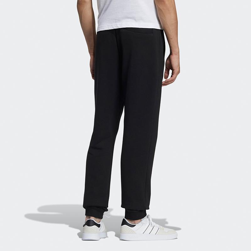 Adidas Neo Knitted Sweatpants Men's Black Moderate Cuffed Pants (Unisex) Knitted Sweatpants GP4915