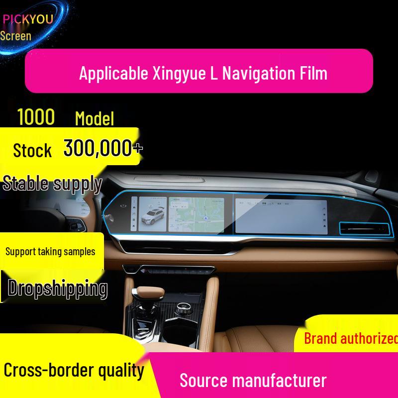 Geely Xingyue L & Panda Mini Screen Protector: Tempered Film for Central Control (Fits 25 Models)