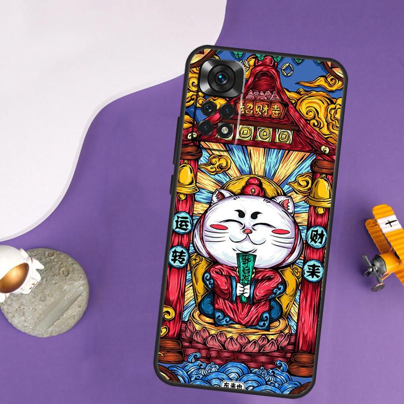 Cat Dragon Rabbit Chinese Style Case For Xiaomi Redmi Note 13 Pro 14 12 9 10 11 Pro 10S 11S 12S Redmi 14C 13C 10C 12C Cover