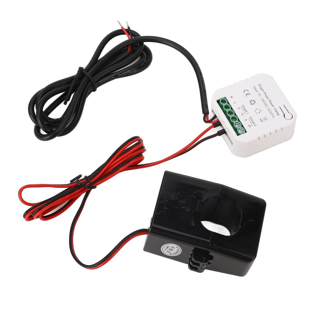 90‑250VAC Smart Energy Meter 2 Way Bilateral Real Time APP Monitor Electric Meter with 200A Current Transformer