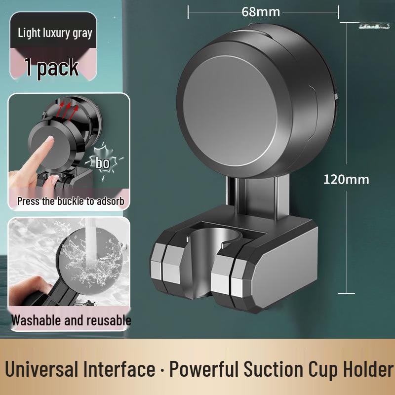 

LANGZHIWEN Mobile Suction Cup Shower Bracket