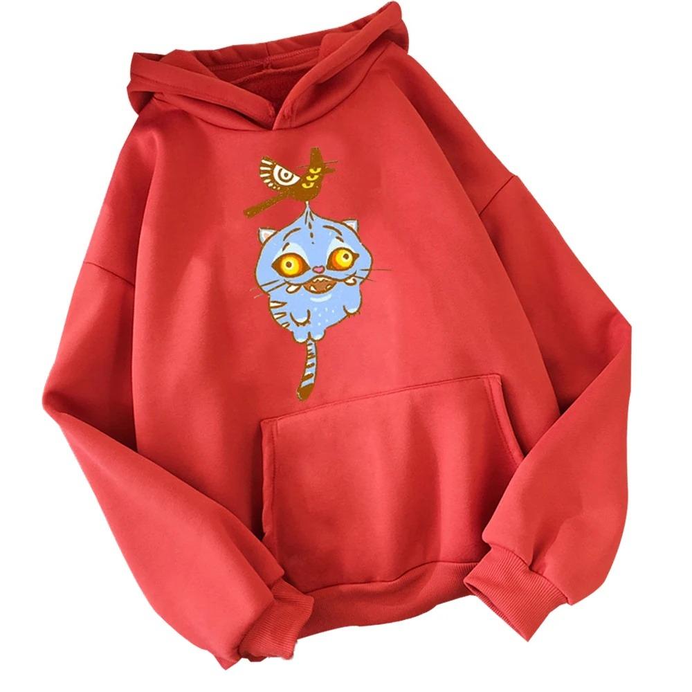 K-Pop Devil Hunter Fashion Print Women's Hoodie for Autumn and Winter Hip-hop Sports Pullover