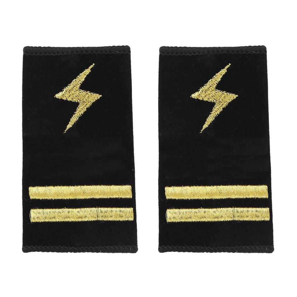 Captain Pilot Epaulets 1 Pair Professional Uniform Shoulder Straps with 1/2/3/4 Gold Silver Bar