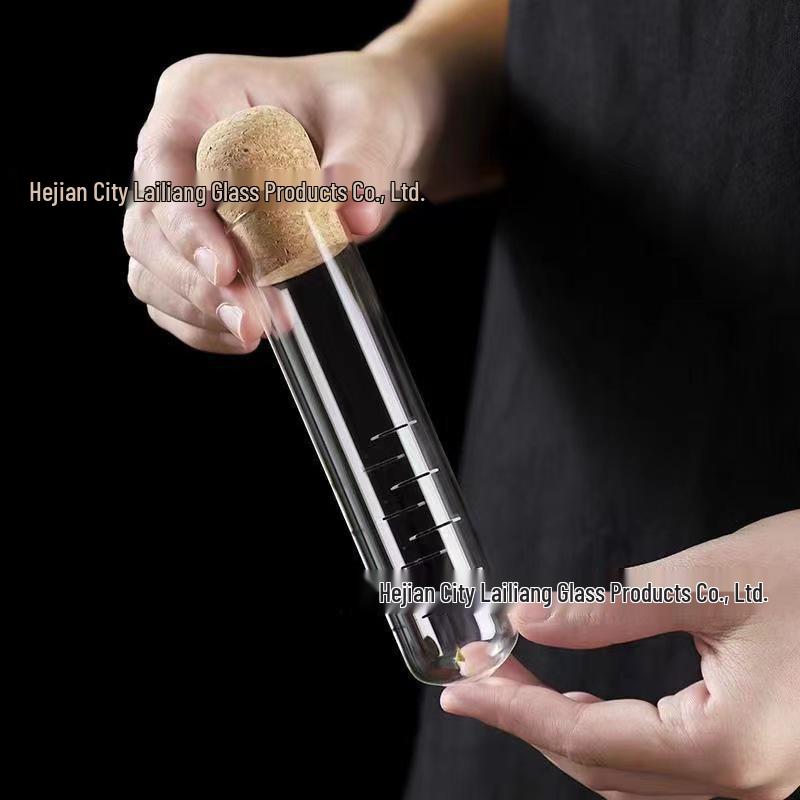 Heat-Resistant Glass Tea Infuser: Convenient Test Tube Tea Strainer & Home Brewing Accessory