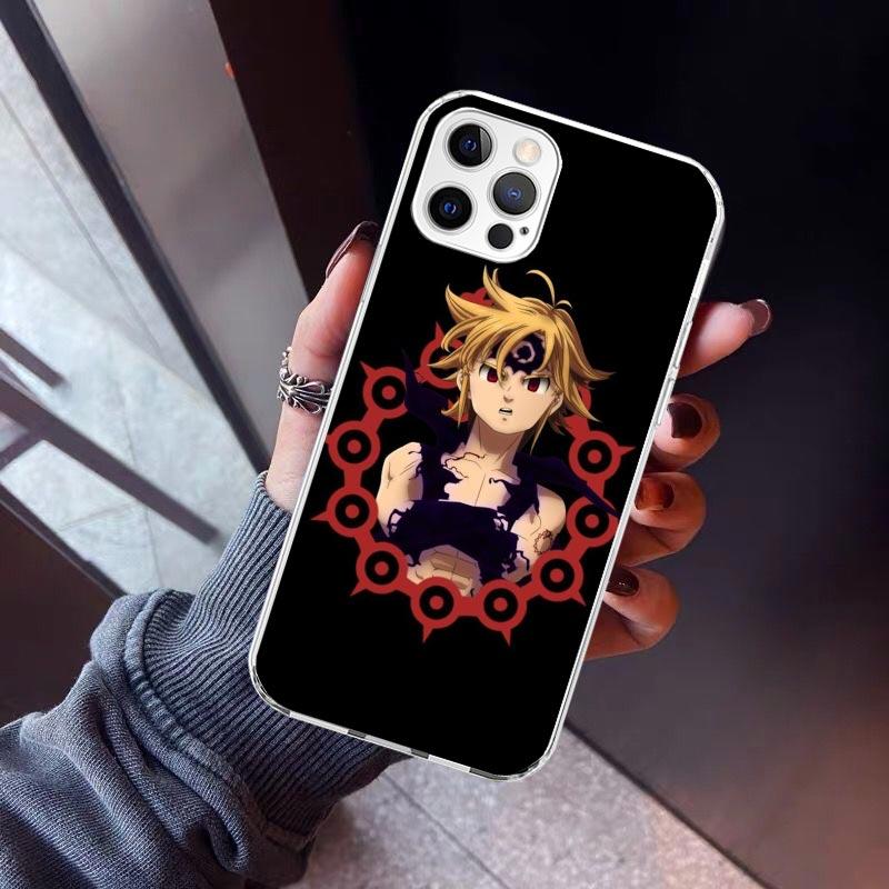 Seven D-Deadly Sins Meliodas Phone Case For iPhone 17 Air 16 15 Pro Max 14 Plus 13 Mini 12 11 Cover 7 8 SE Silicone Shell Print