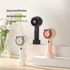 Cartoon Mini Handheld Humidifying Fan with USB Charging