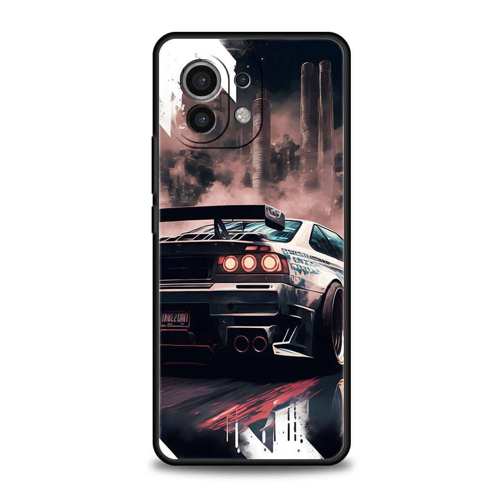 

Чехол для телефона Sports Car JDM Tokyo Drift для Xiaomi 13 12 11 Lite 12T 11T 10T 9T Mi Poco X5 M4 M3 X4 X3 Pro F5 F4 F3 GT 5G Poco X5
