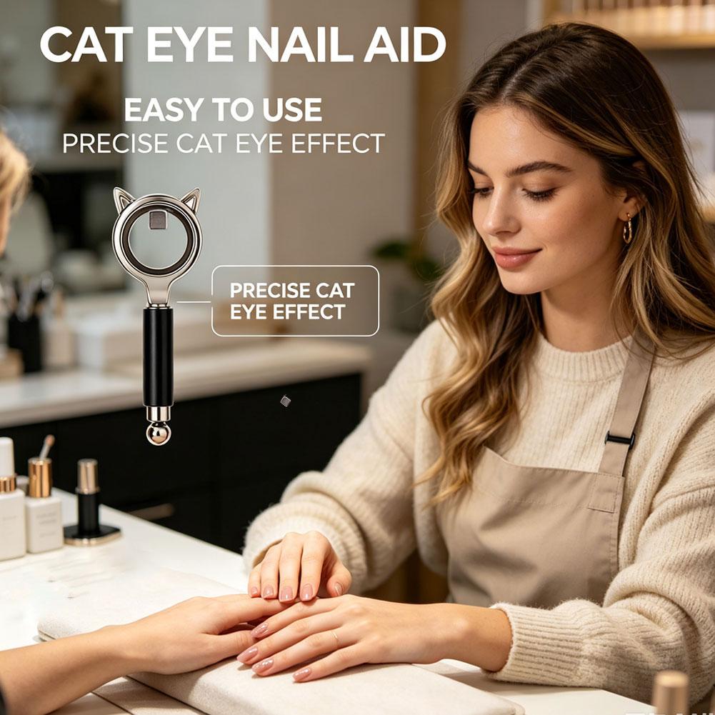 Cat Eye Nail Art Artifact Powerful Circular Magnet Absorbing Black Hole Cat Eye Assistive Nail Art Tool