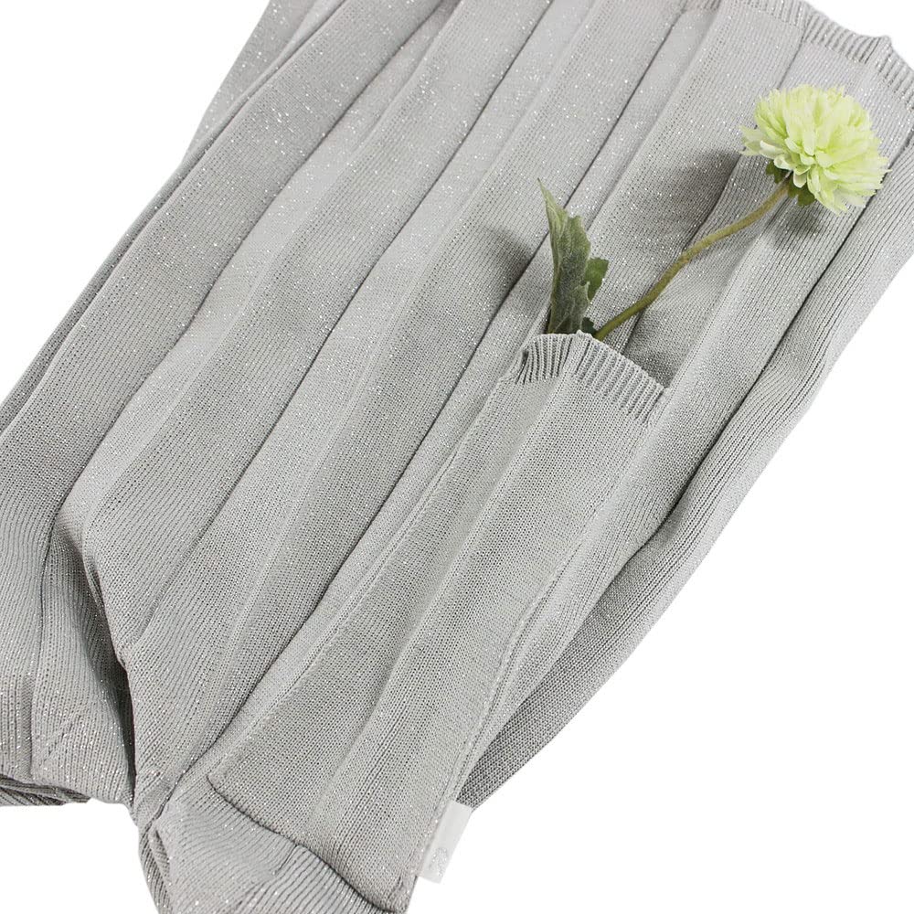 Knit Folding Pleated A4 Size Tote Bag EU A4 Souffle X [Rootote] (Beige Pink)