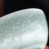 Jingdezhen Celadon Gold-Inlaid Ceramic Teacup