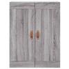 Wall Cabinet Grey Sonoma 69.5 X 34 X 90 Cm Particleboard