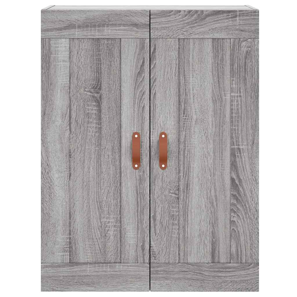 Wall Cabinet Grey Sonoma 69.5 X 34 X 90 Cm Particleboard