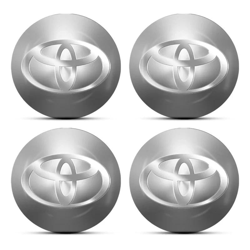 Car Wheel Center Hub Cap 56mm Emblem Decal Wheel Sticker For Toyota C-hr Prado Rav4 Yaris Hilux Prius Avensis Corolla Camry