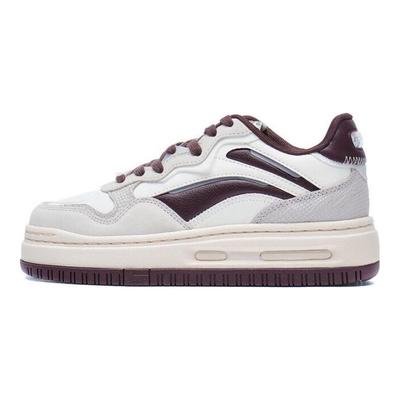 Li Ning Future C1 Classic Trend Shock Absorption Non-Slip Mid-Top Casual Shoes Women Sneakers AGCT244-1