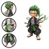 Q Version Zoro Anime Statue Zoro Hero One Piece Roronoa Zoro Approx 15cm PVC Action Figure [Used]