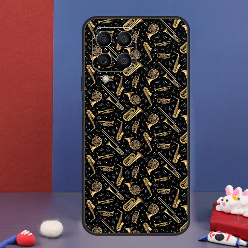 Piccolo Trumpet Brass Instruments Case For Samsung Galaxy M31 M21 M11 M13 M54 M34 M14 M56 M36 M16 M53 M32 M52 M35 M55 M15 M06