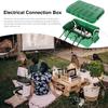 Extension Cord Cover Extension Cord Box Waterproof Extension Cord Box Junction Box for Garden Tools Fountains Patio Heaters