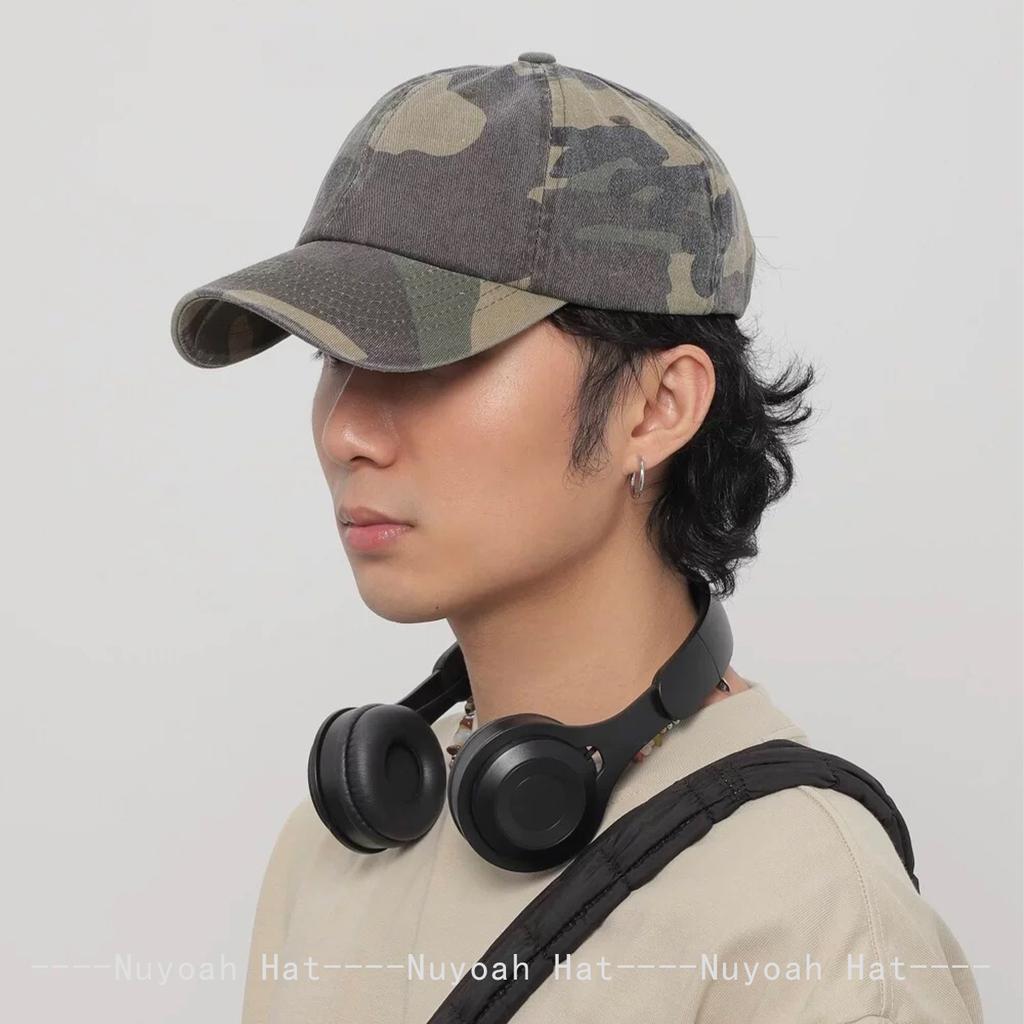 Baseball Style American Camo Street Urban Women  Men For Neutral Gender Fresh Caps Peaked Hats Sunshade Retro Versatile Personal Sports Fashion