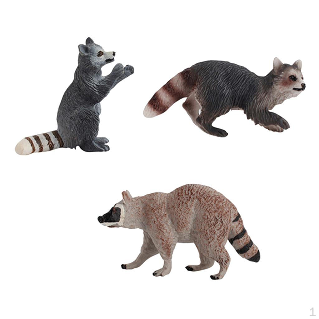 Wildtier Nordamerikanischer Waschbär Figuren Miniaturmodell