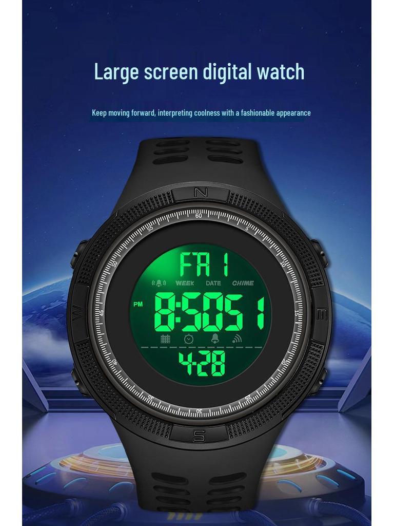 OFNS Popular Multifunctional Luminous Sports Watch for Students
