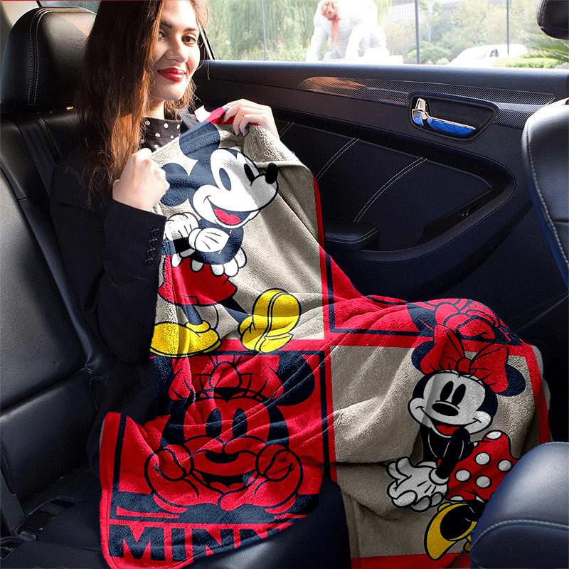 1pc MickeyPrinting Blanket - Soft, All-Season Throw for Living Room, Bedroom,Personalized Gift with Adorable Cartoon Design