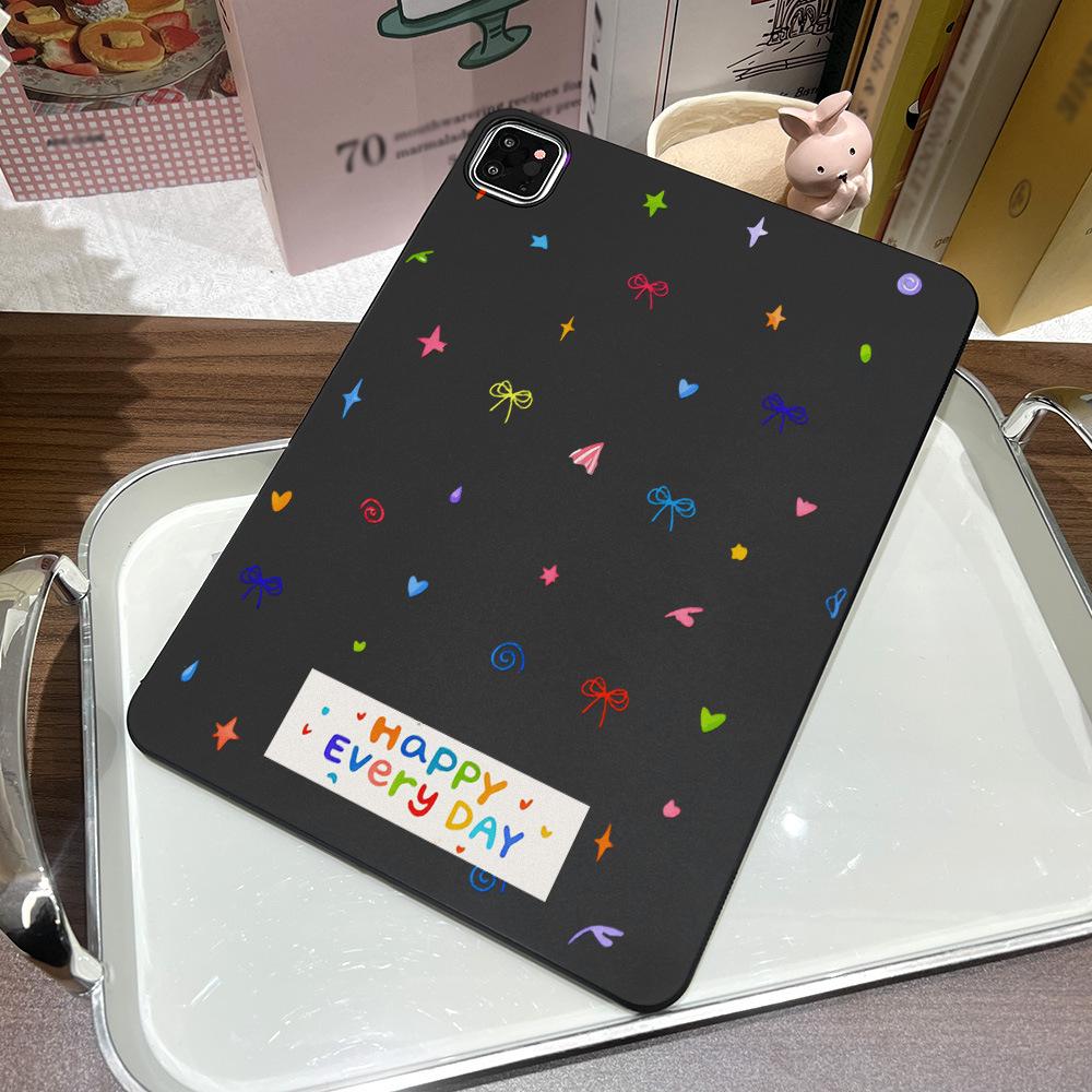 English Happy every day Apple iPadPro protective case Xiaomi Pad6 soft case Samsung TabS7 niche