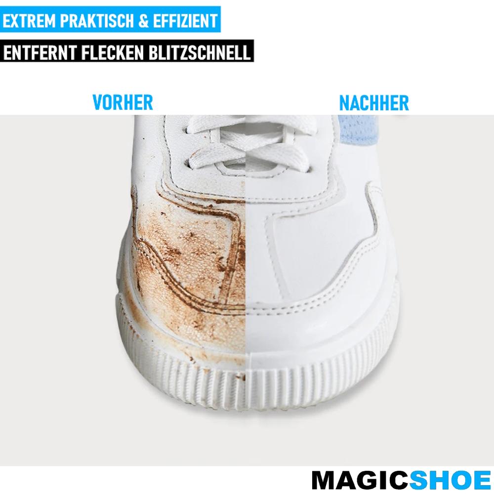 MAGICSHOE Čistič obuvi Guma na boty Guma Guma Melaminová houbička Tenisky Bílé