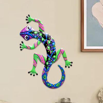 Gecko Metal Art Piece for Home and Garden