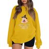 Women's Pullover Dropped Shoulder Halloween Print Sports Sweatshirt Top