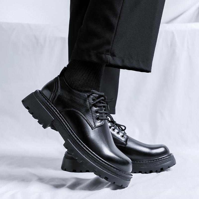 Hot selling Casual Business Men's Leather Shoes Derby British Style Design Dress up party Black Brown high-quality shoes