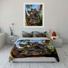 "Koala Family Trio Decor Set" Soft Skin-Friendly Bedding Set Includes 1 Duvet Cover And 2 Pillowcase Gift