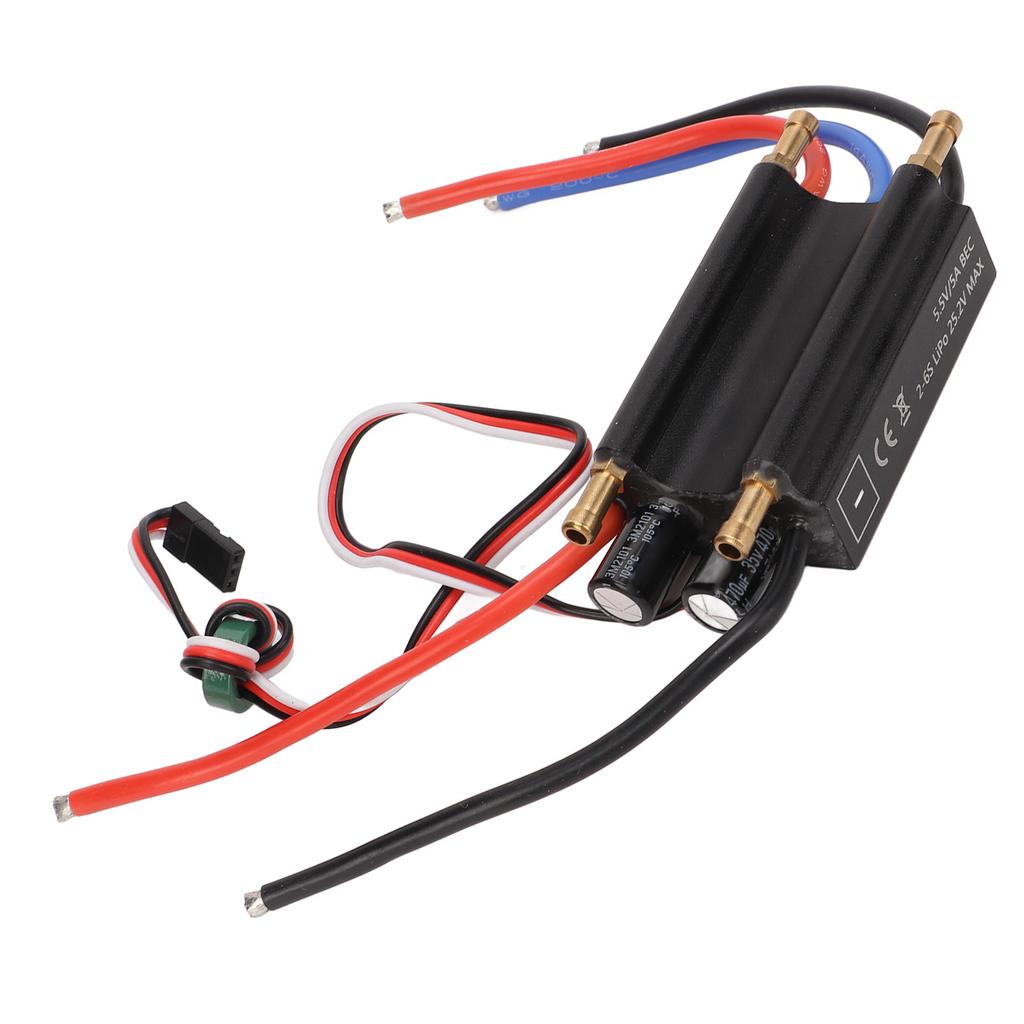 Brushless ESC 50A Water Cooling Two Way Bidirectional Electronic Speed Controller for RC Boat Airship Model