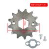 Motorcycle 420 17mm 10 11 12 13 14 15 16 17T Front Engine Sprocket For Dirt Pit Monkey Dax Bike Go Kart ATV Quad Motocross