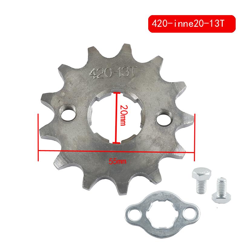 Motorcycle 420 17mm 10 11 12 13 14 15 16 17T Front Engine Sprocket For Dirt Pit Monkey Dax Bike Go Kart ATV Quad Motocross