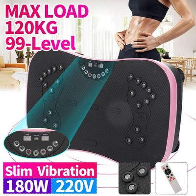 Macchine Piattaforma Vibrante 180W Esercizio Fitness Brucia Grassi Dimagrante Pigro Perdita di Peso Allenamento Scuotente Macchina Piattaforma Oscillante