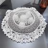 high quality woven embroidery round classic table mat Home Use vase pad Furniture appliances Dust cover Christmas wedding decoration