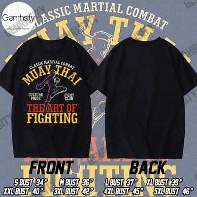 Camiseta Muay Thai Kick Boxing 3D Impressão Algodão Secagem Rápida Unissex Manga Curta Gola Redonda MMA Mix Arte Marcial Luta Treinamento Fitness Treino