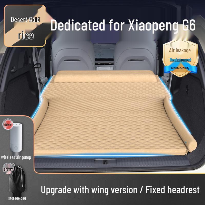 XPeng G6 Inflatable Car Mattress: Rear Seat & Trunk Sleeping Pad, Air Cushion for Car Comfort