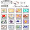 Trendy Colorful Flowers Butterfly Eye Orange Sun Italian Charm Bracelet Link Fit 9MM Stainless Steel DIY Making Beads Jewelry