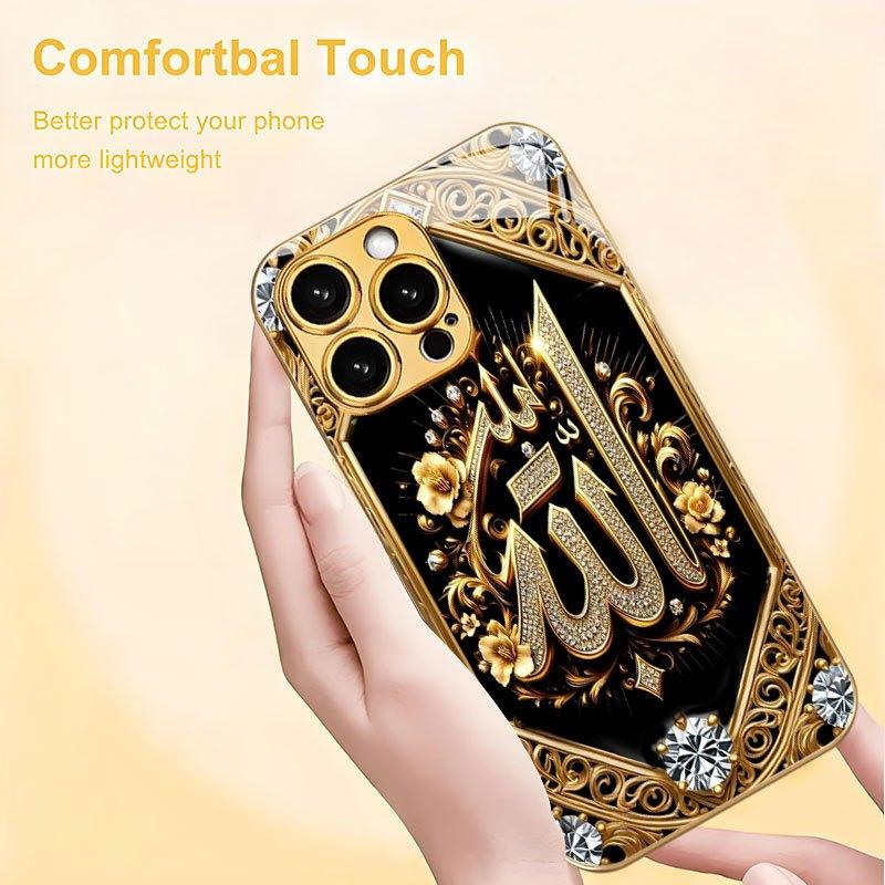 solemn gorgeous High-end Phone Case Electroplated Glass TPU PhoneCase for iPhone 17 16 15 14 13 12 11pm Pro Plus Dropresistant