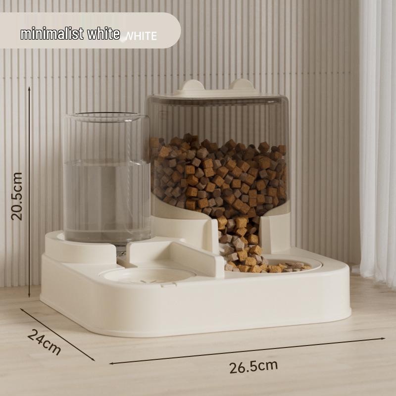 Bol dublu automat pentru animale de companie: Hranitor Integrat pentru Mâncare și Apă pentru Pisici și Câini